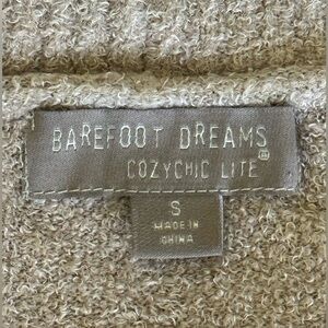 BAREFOOT DREAMS Cozychic Lite Circle Cardi Small Taupe